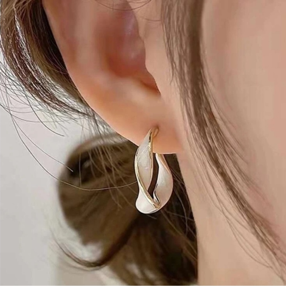 Twisted Hoop Earrings